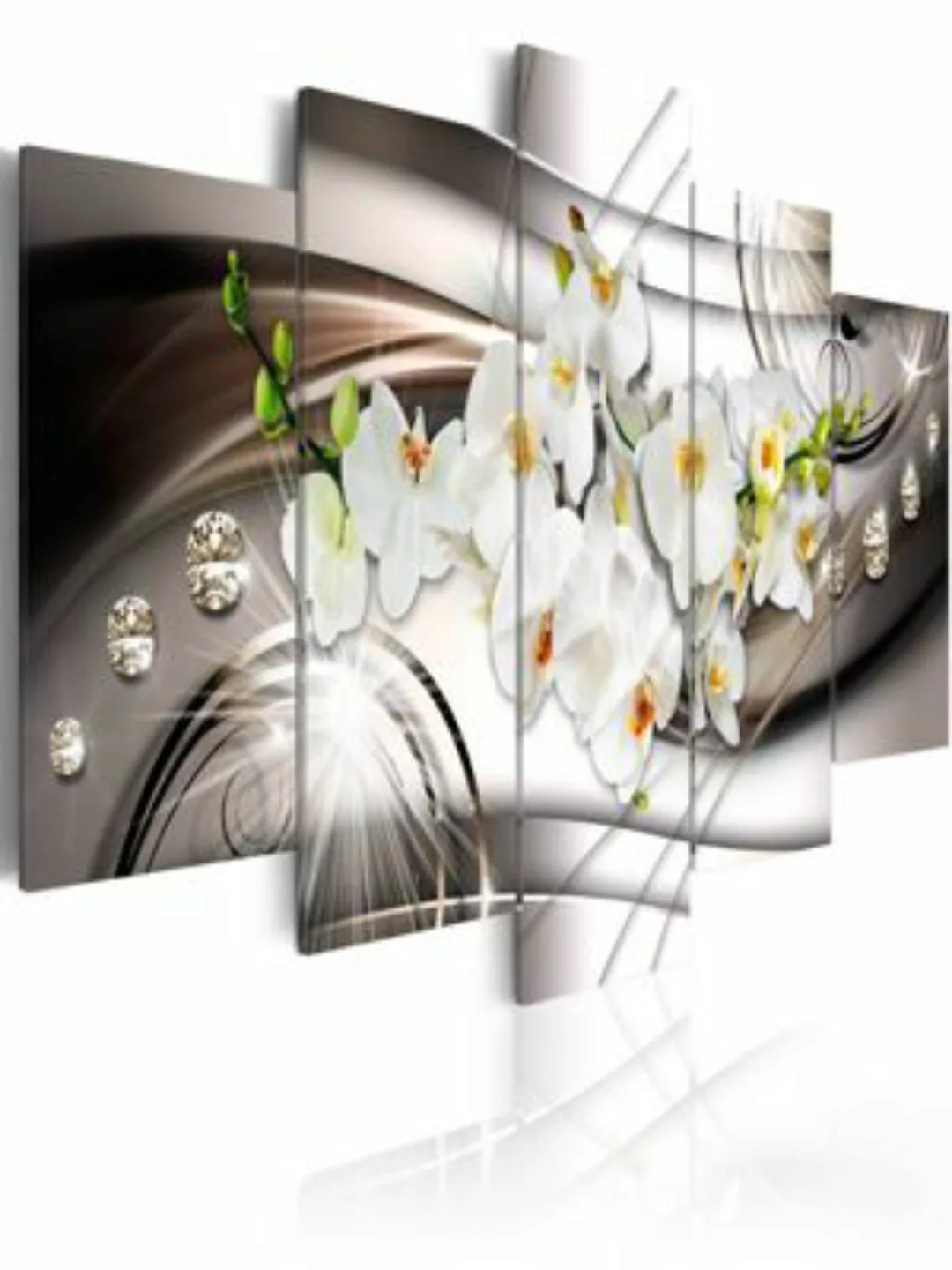 artgeist Wandbild Orchid with Diamonds mehrfarbig Gr. 200 x 100 günstig online kaufen