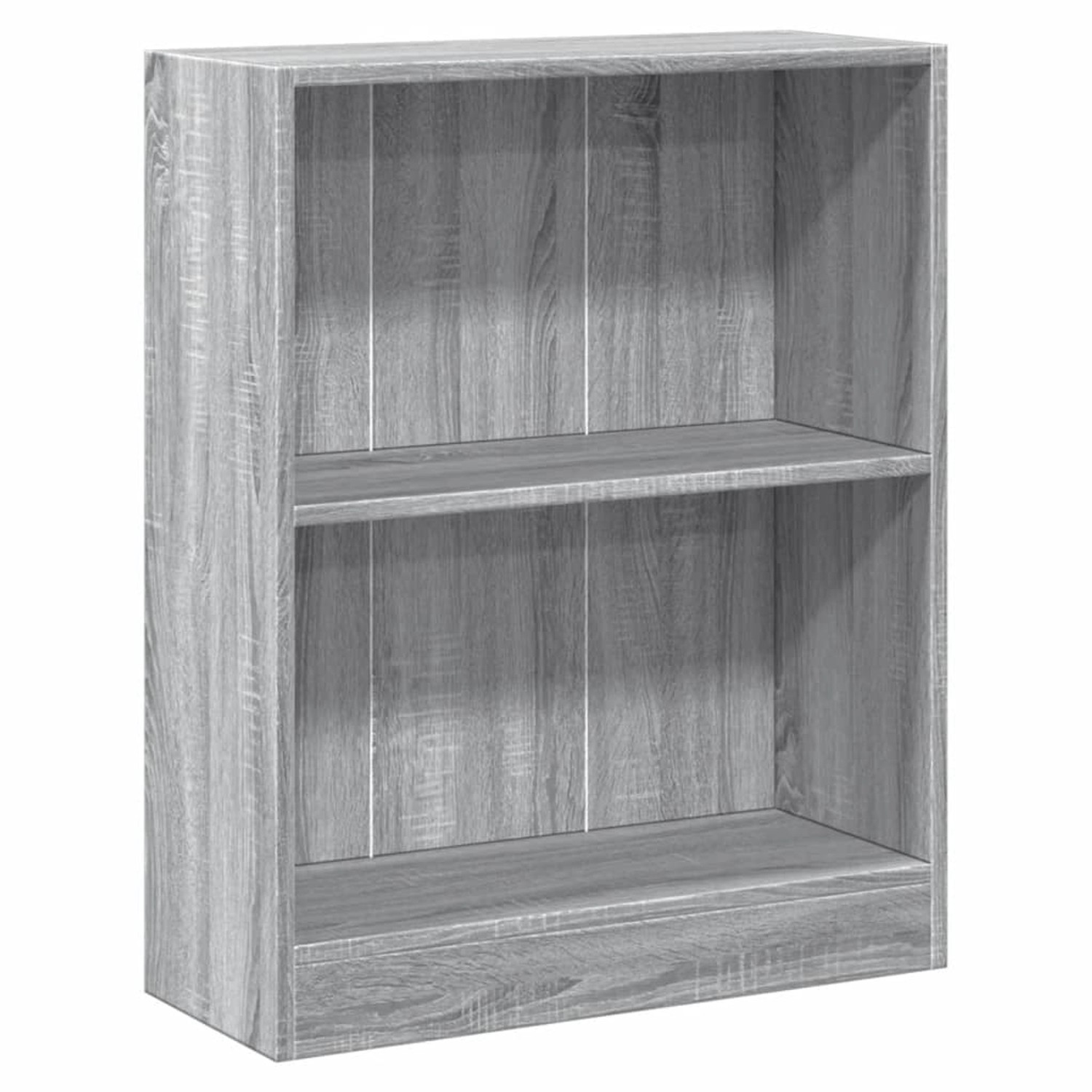 vidaXL Bücherregal Grau Sonoma 60x24x74,5 cm Holzwerkstoff günstig online kaufen