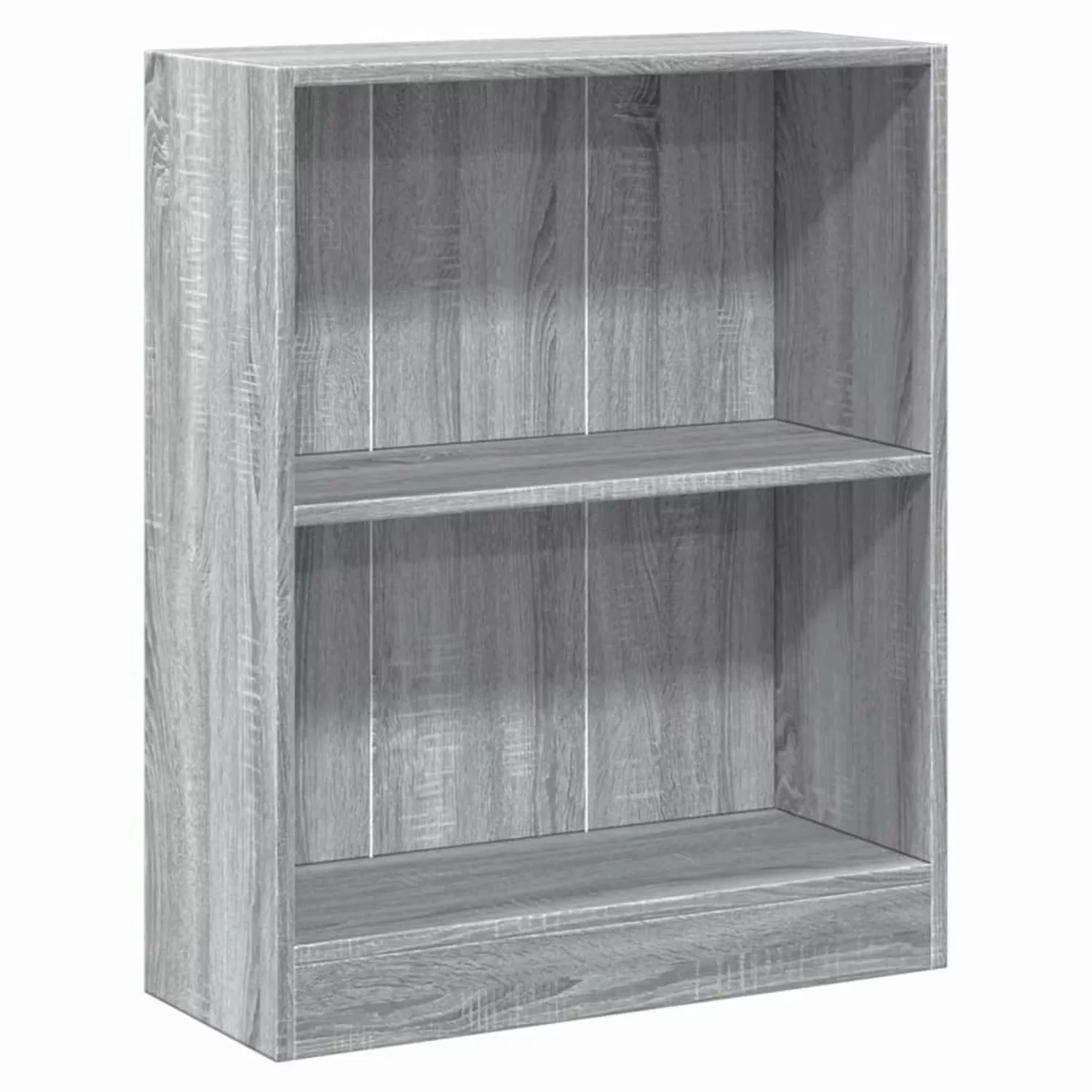 VidaXL Bücherregal Grau Sonoma 60x24x74,5 cm Holzwerkstoff günstig online kaufen