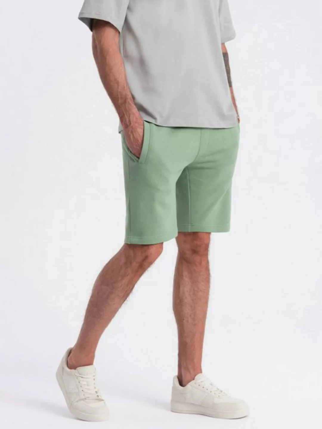 OMBRE Sweatshorts Herrenshorts aus Strick mit Kordelzug in der Taille und T günstig online kaufen