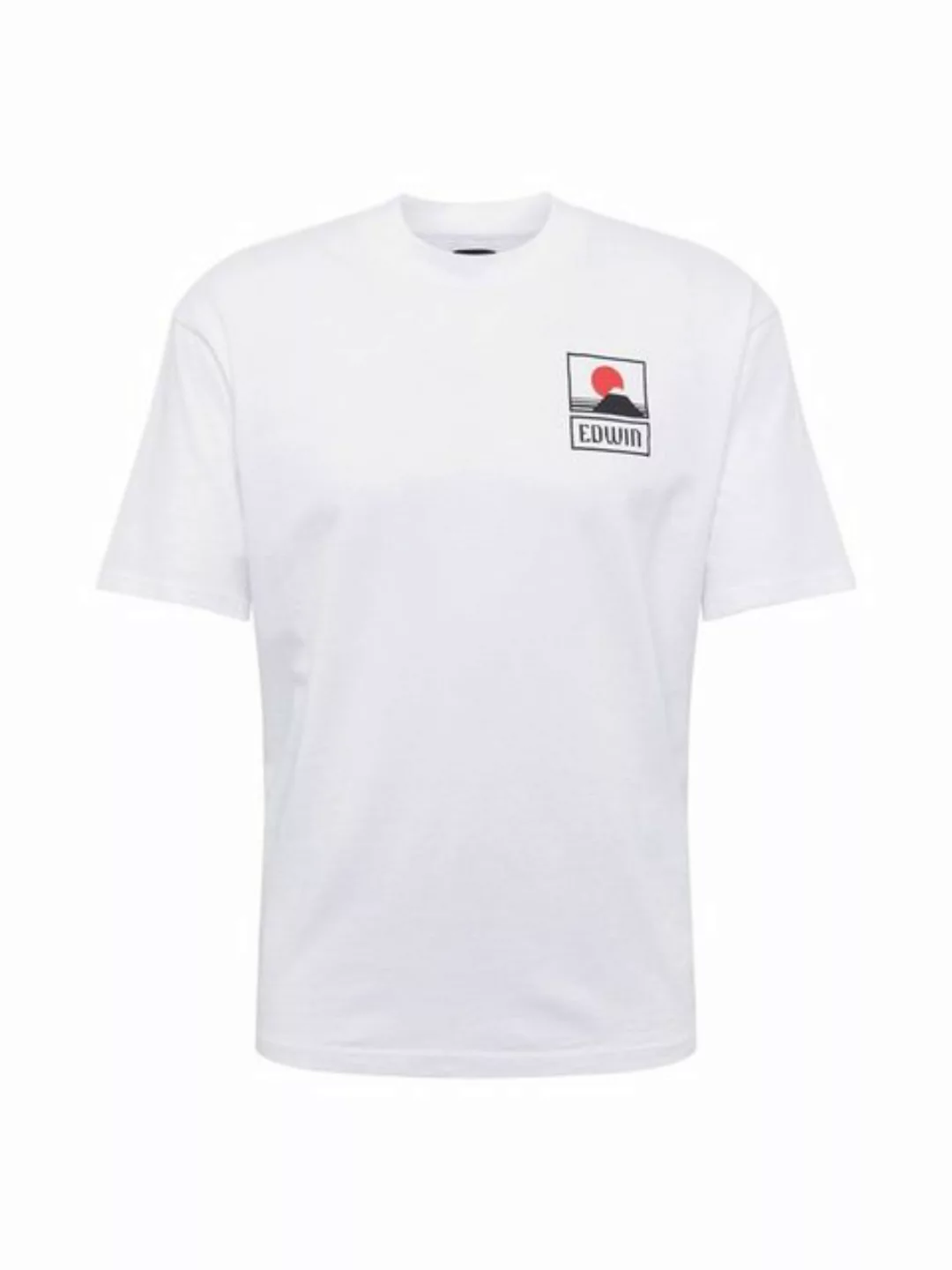 Edwin – Sunset Mount Fuji – T-Shirt mit Print in Weiß günstig online kaufen
