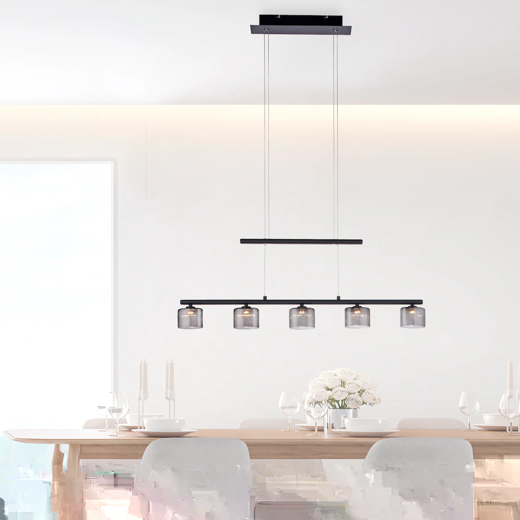 Paul Neuhaus Pendelleuchte "HYDRA", 5 flammig, Leuchtmittel LED-Board  LED günstig online kaufen