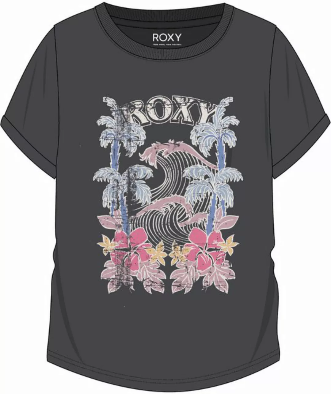 Roxy T-Shirt OCEANREGULAR POSTER günstig online kaufen