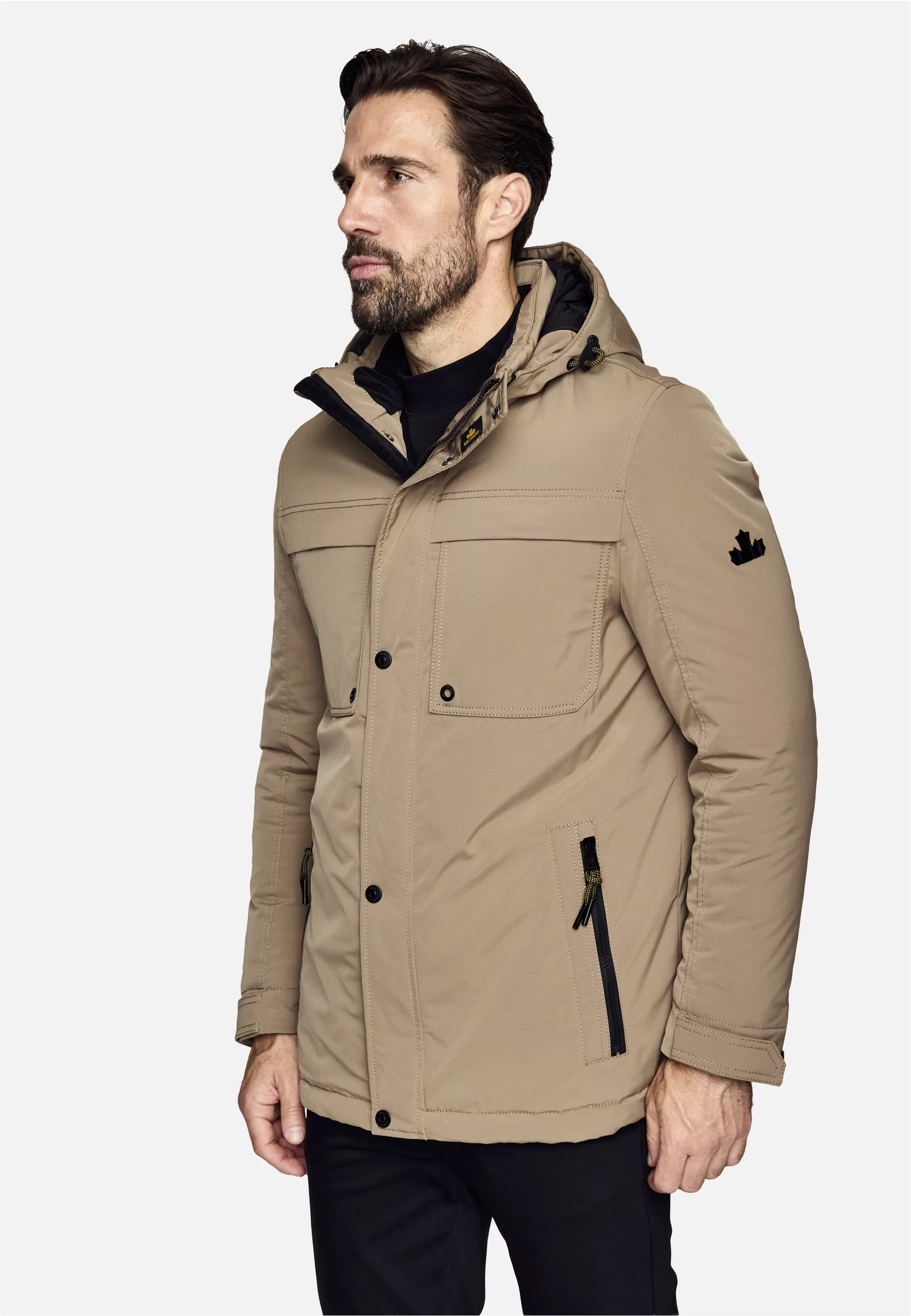 New Canadian Outdoorjacke "CO-3", mit Fleece-Einsatz am Innenkragen günstig online kaufen