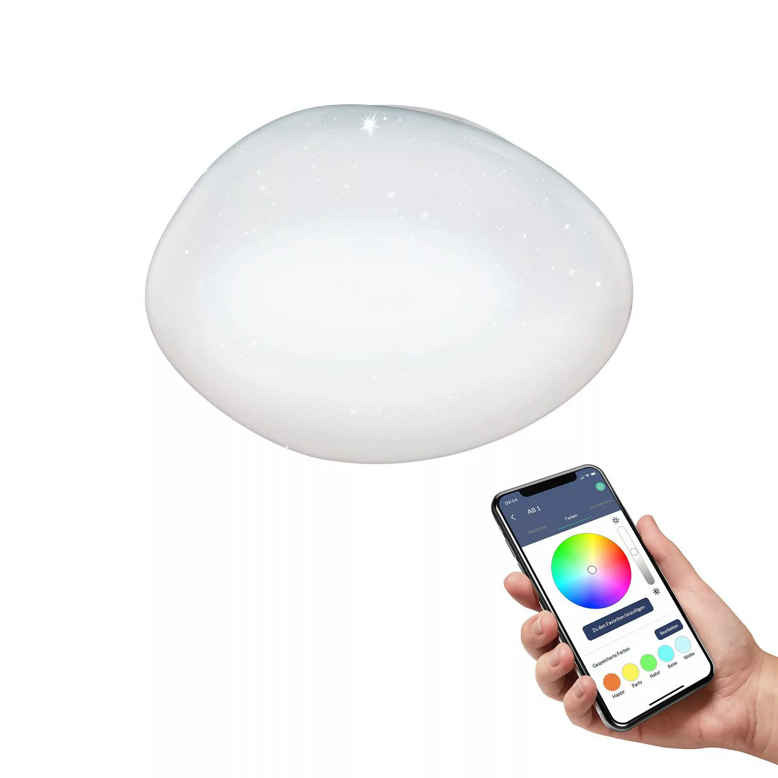 EGLO connect Sileras-Z LED-Deckenleuchte Ø43cm günstig online kaufen