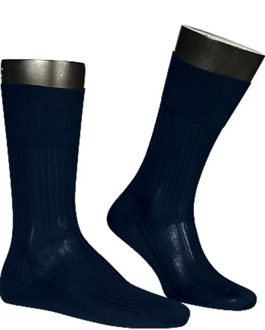FALKE No. 10 Pure Fil d´Écosse Gentlemen Socken, Herren, 45-46, Blau, Uni, günstig online kaufen