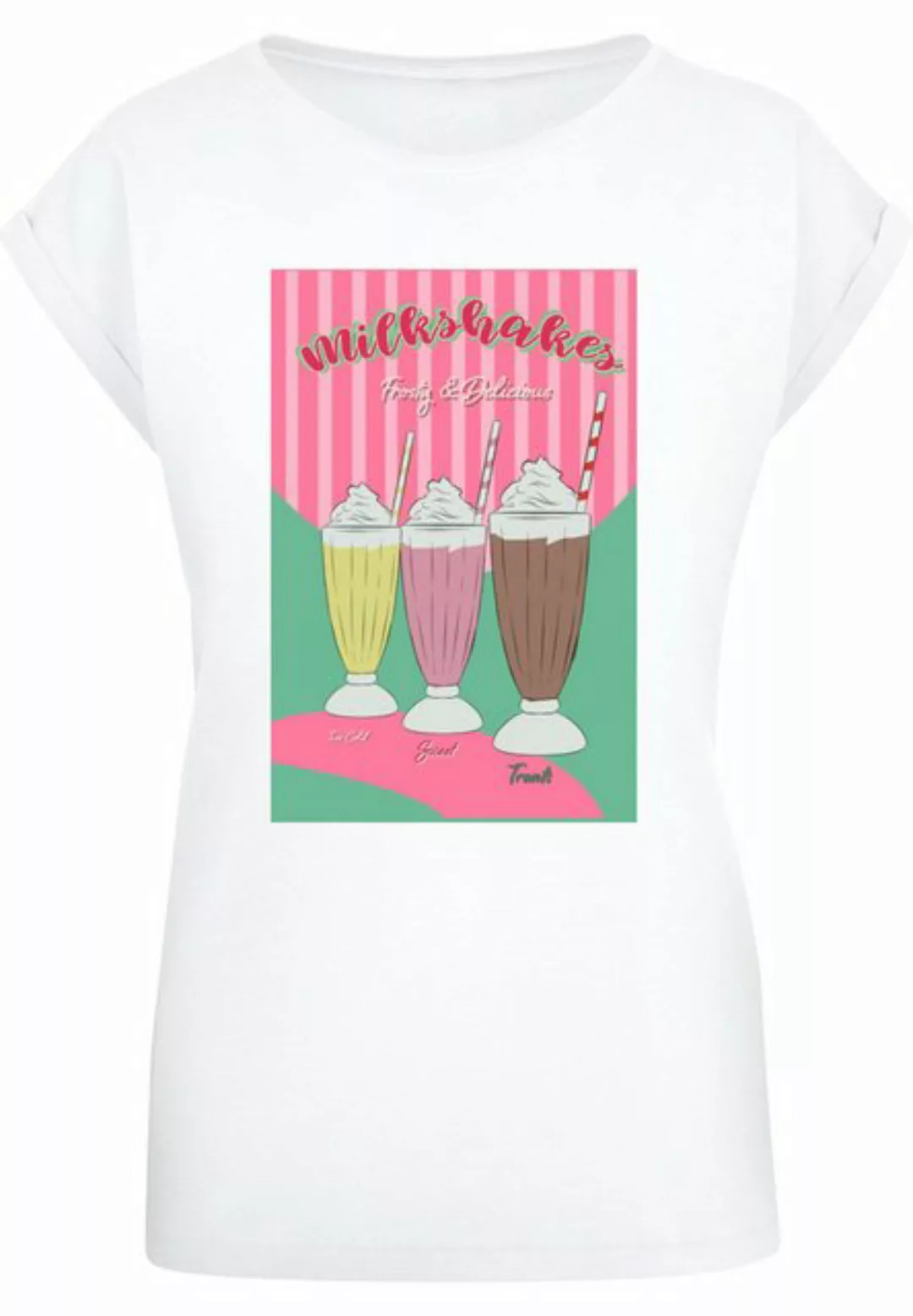 MisterTee T-Shirt MisterTee Ladies Milkshake Tee - Extended Shoulder Tee (1 günstig online kaufen