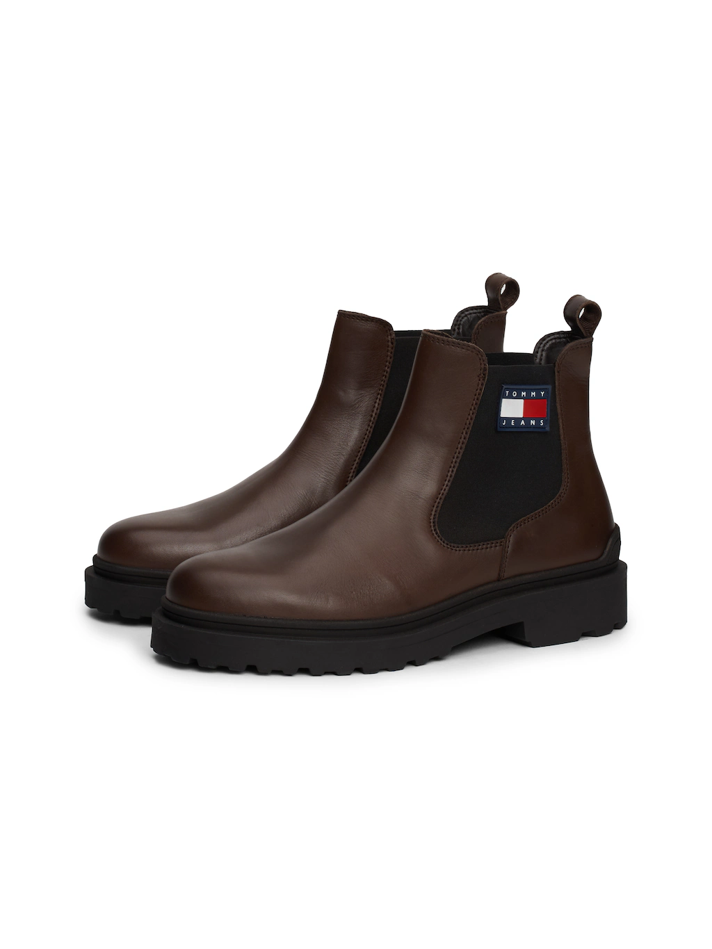 Tommy Jeans Chelseaboots "TJM LEATHER CHELSEA BOOT", Blockabsatz, Businessm günstig online kaufen