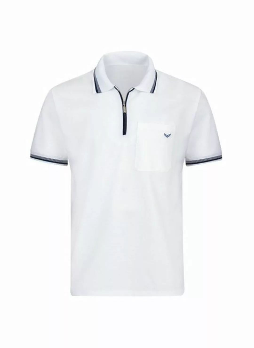 Trigema Poloshirt TRIGEMA Poloshirt mit Reißverschluss (1-tlg) günstig online kaufen