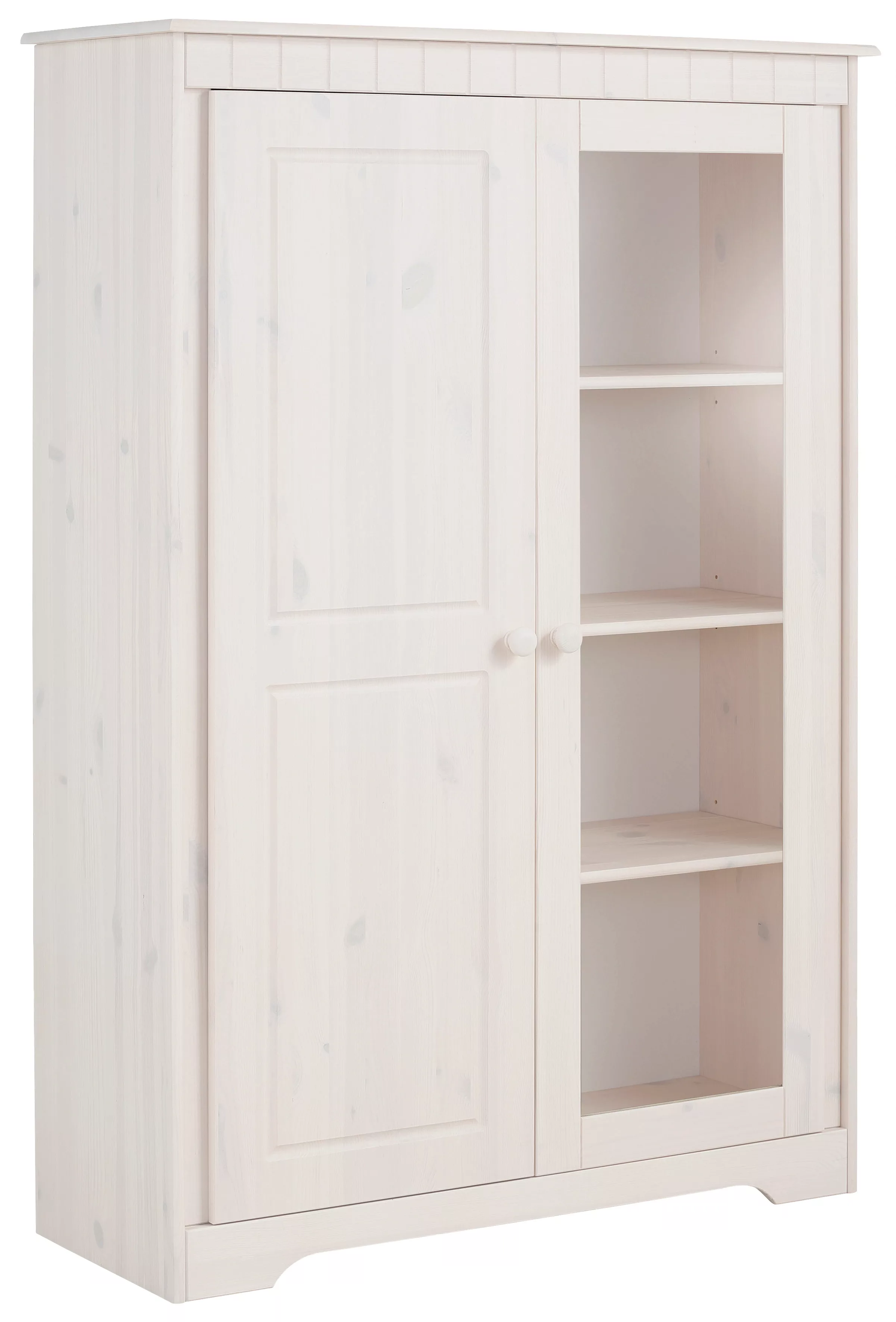 Home affaire Highboard "Pöhl", Breite 95 cm, Höhe 140 cm, mit 1 Glastür, 3 günstig online kaufen