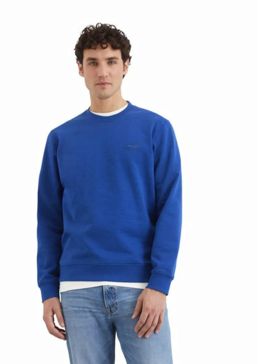 Marc O'Polo Sweatshirt mit leicht unregelmäßiger Slub-Sweat-Struktur günstig online kaufen