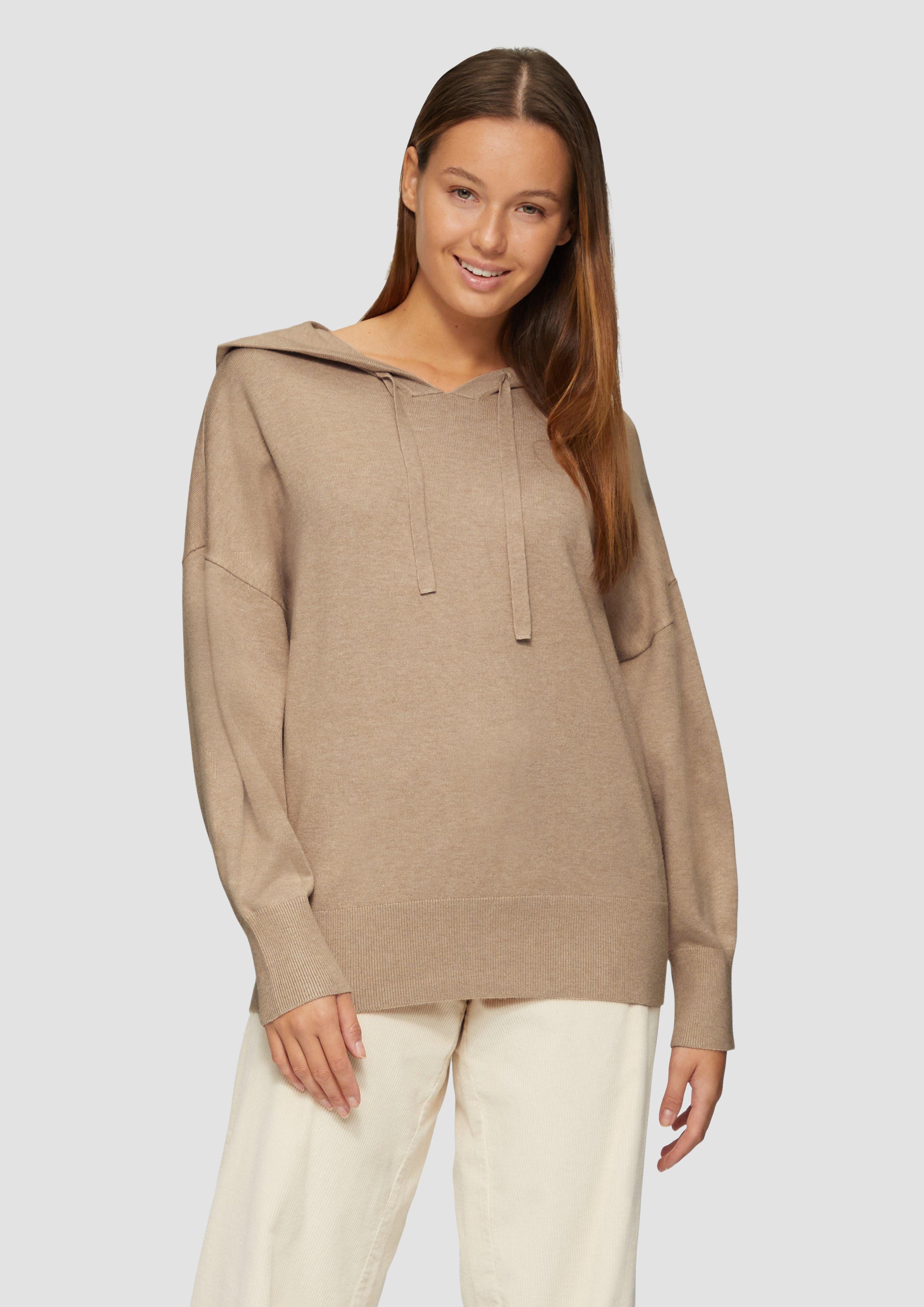 s.Oliver Strickpullover Oversized Strickpullover aus Viskosemix günstig online kaufen