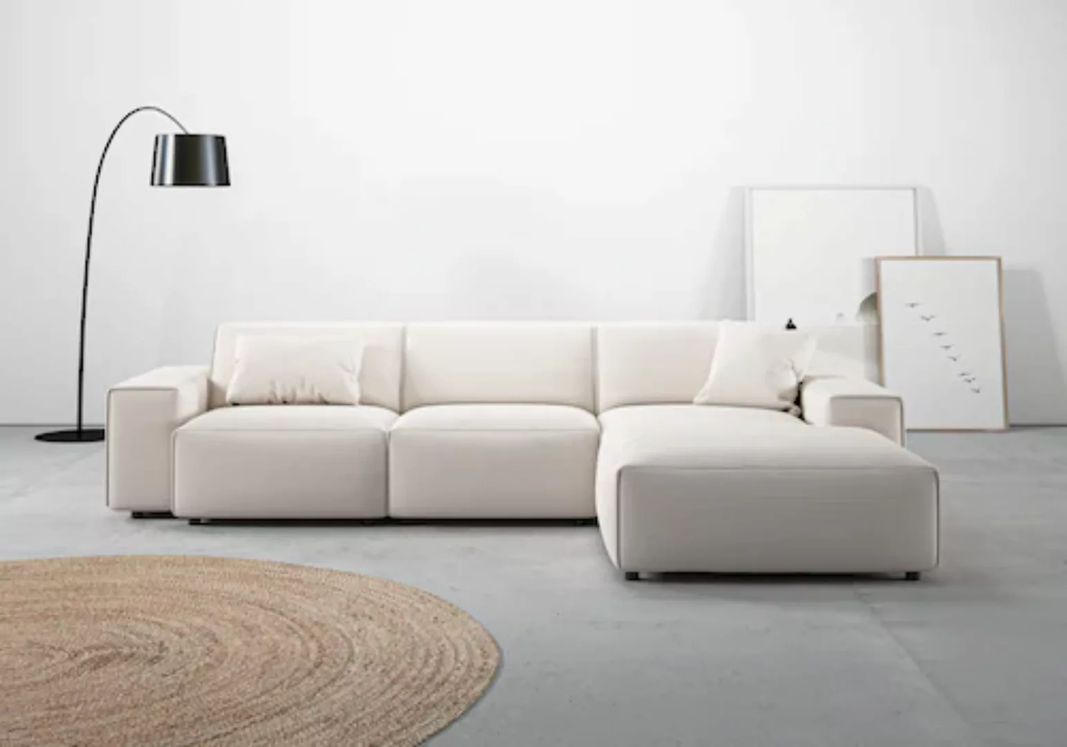 andas Ecksofa "Glimminge auch in Breitcord, Feincord, Bouclé + Easy care-Be günstig online kaufen