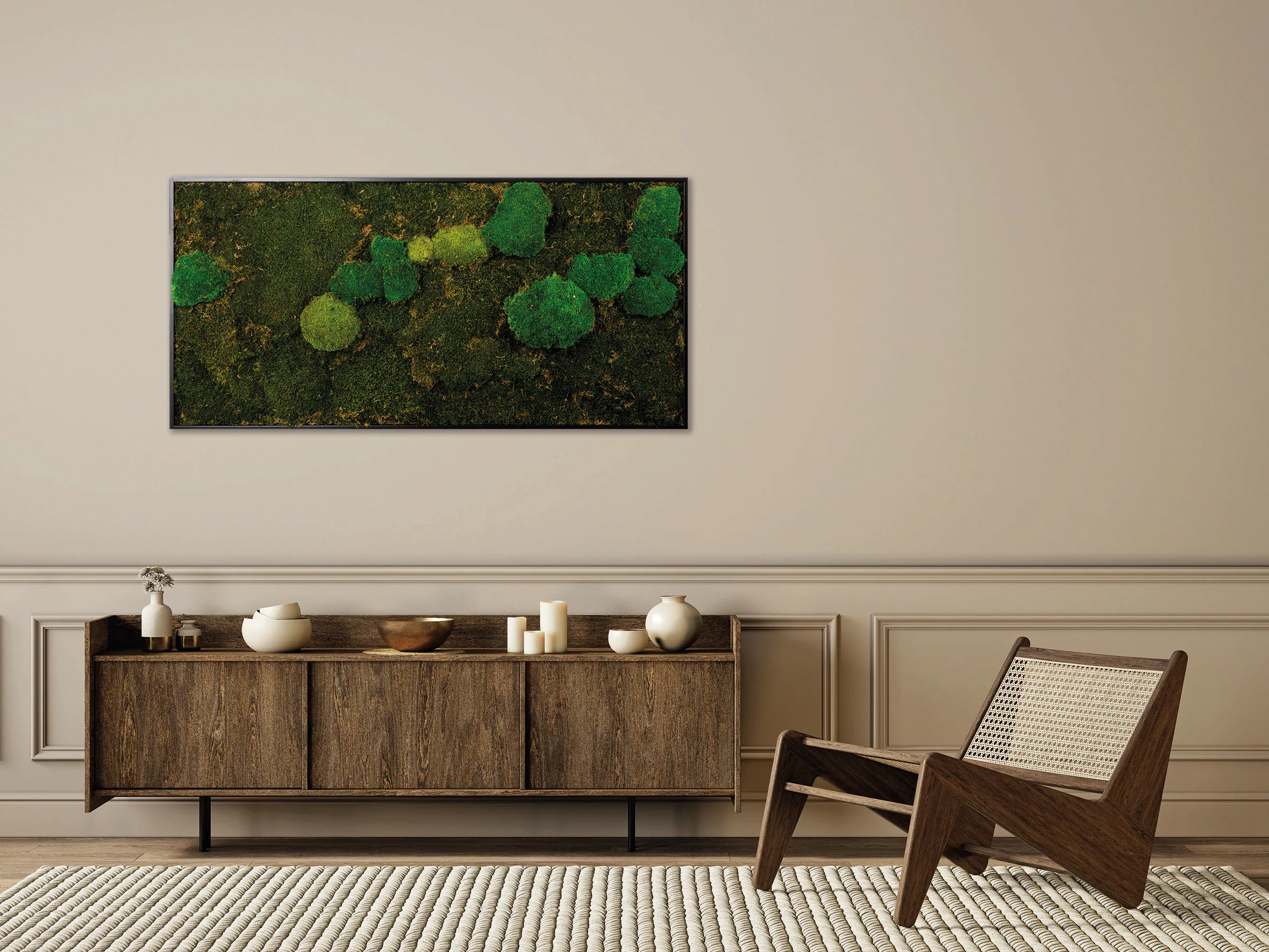 Bönninghoff Bild mit Rahmen "Mixmoos", Natur, (1 St.), jedes Bild ein Unika günstig online kaufen