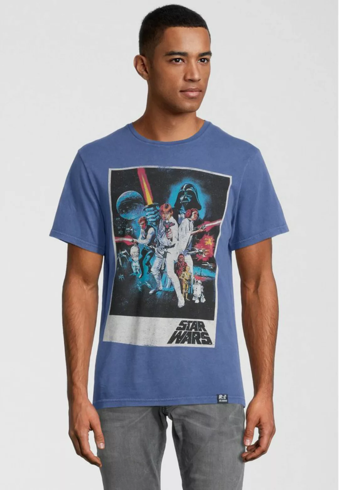 Recovered T-Shirt Star Wars Classic New Hope Poster GOTS zertifizierte Bio- günstig online kaufen