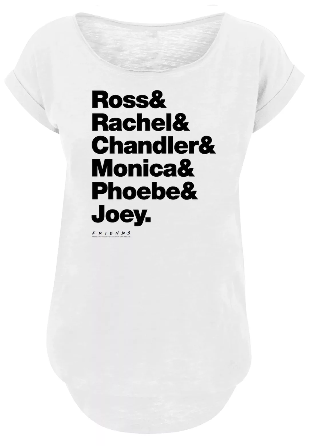 F4NT4STIC T-Shirt "Friends Ross Rachel Chandler Monica Phoebe Joey", Print günstig online kaufen