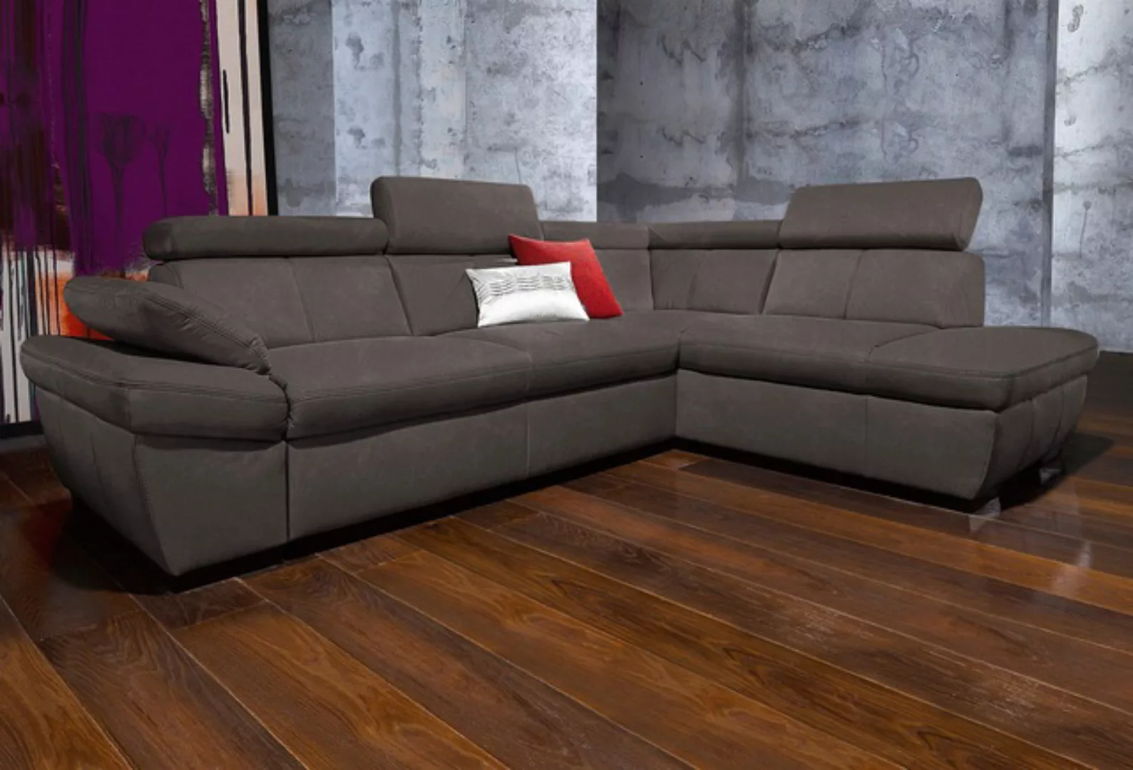 exxpo - sofa fashion Ecksofa "Salerno, klassisch modernes Funktionssofa, ho günstig online kaufen