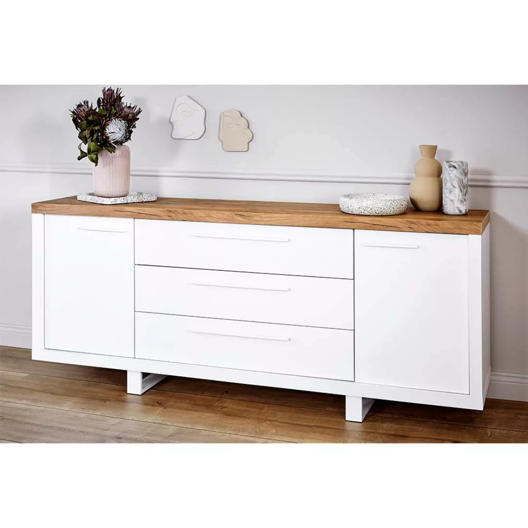 Sideboard TV Sideboard mit Türen und drei Schubladen günstig online kaufen