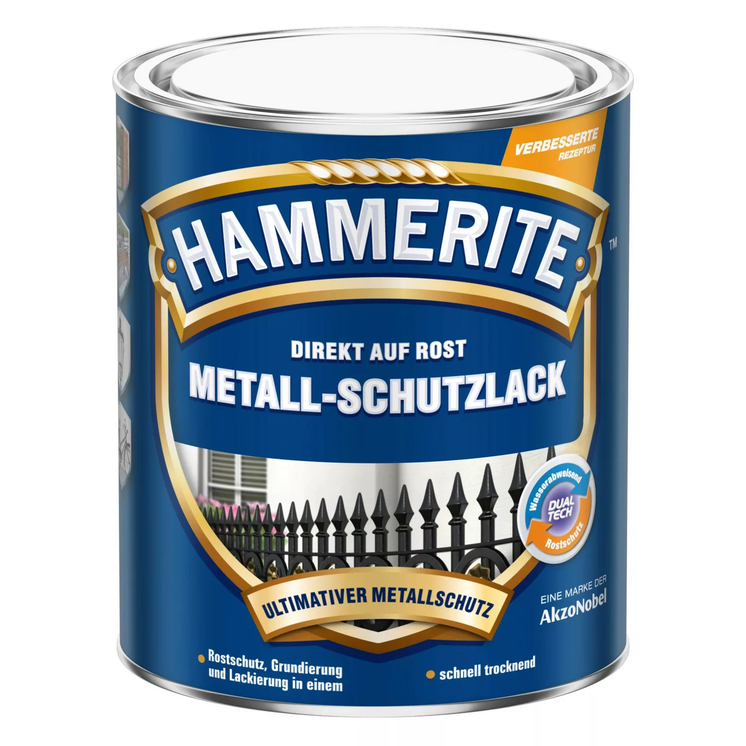 Hammerite Metall-Schutzlack Dunkelgrün glänzend 2,5 l günstig online kaufen