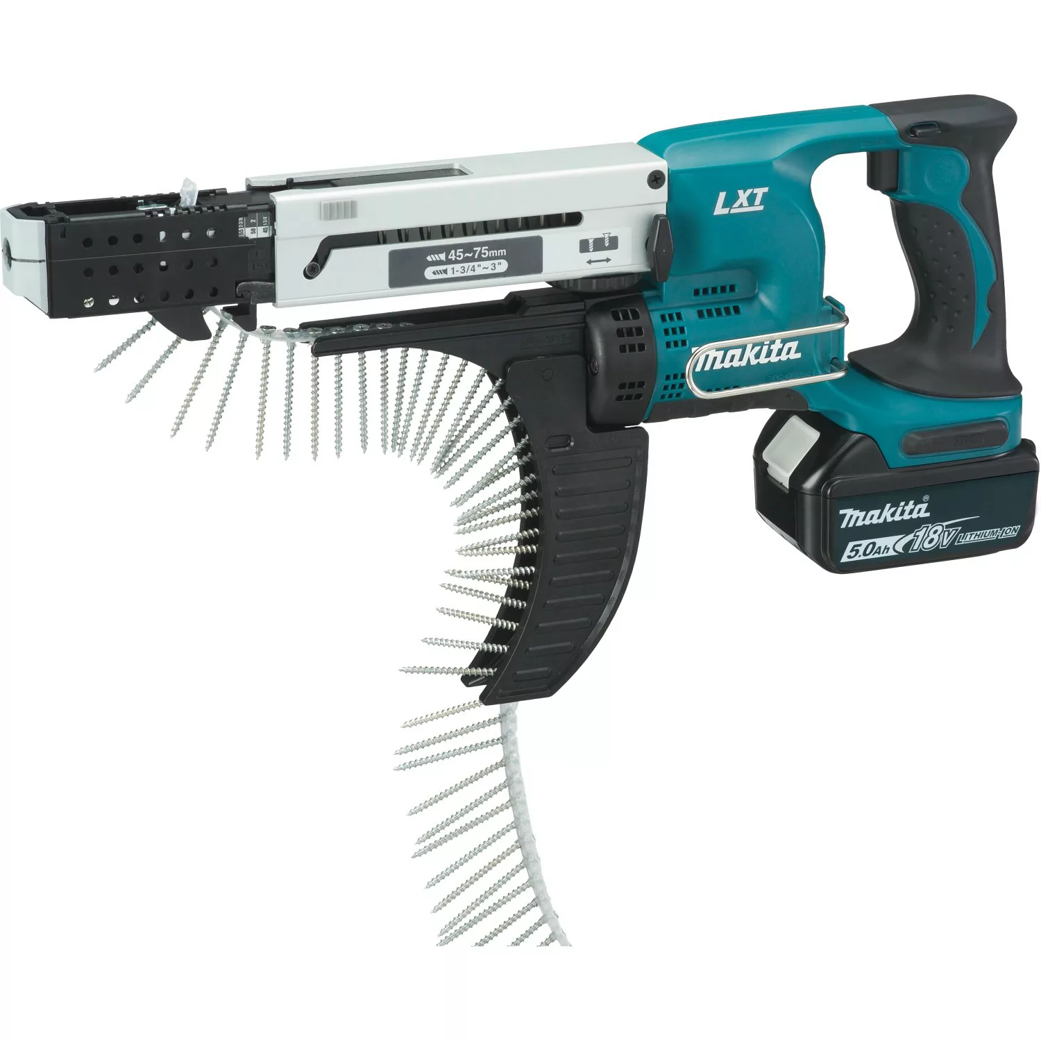 Makita Akkuschrauber DFR750RTE inkl. 5 Ah Akkus mit Koffer günstig online kaufen