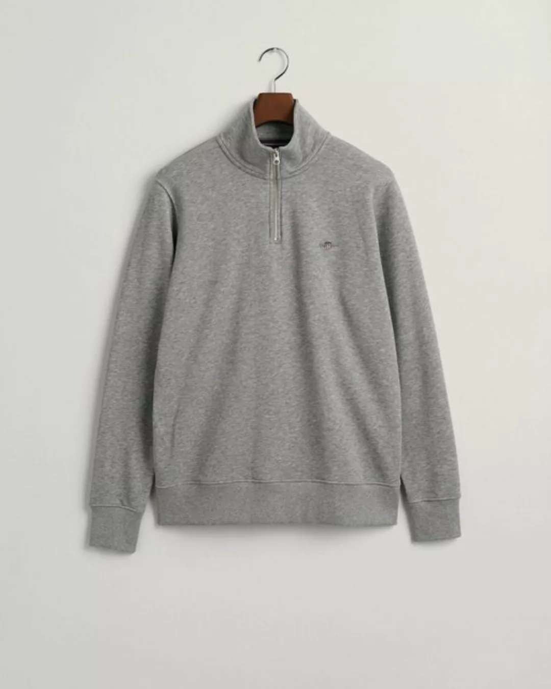 Gant Sweatshirt "REG SHIELD HALF ZIP SWEAT", mit Logostickerei auf der Brus günstig online kaufen