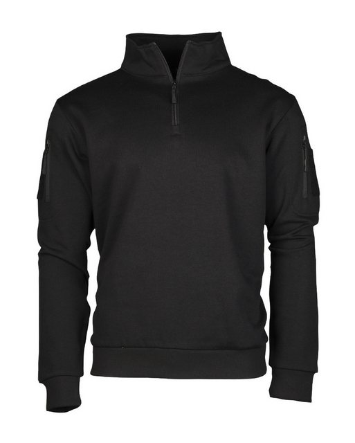 Mil-Tec Troyer Mil-Tec Tactical Sweatshirt mit Zipper, schwarz günstig online kaufen