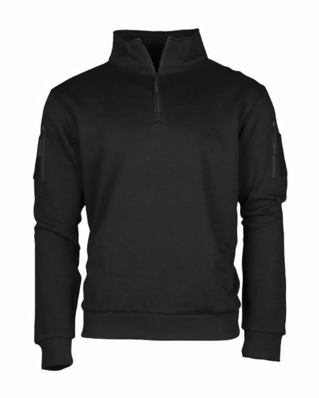 Mil-Tec Troyer Mil-Tec Tactical Sweatshirt mit Zipper, schwarz günstig online kaufen