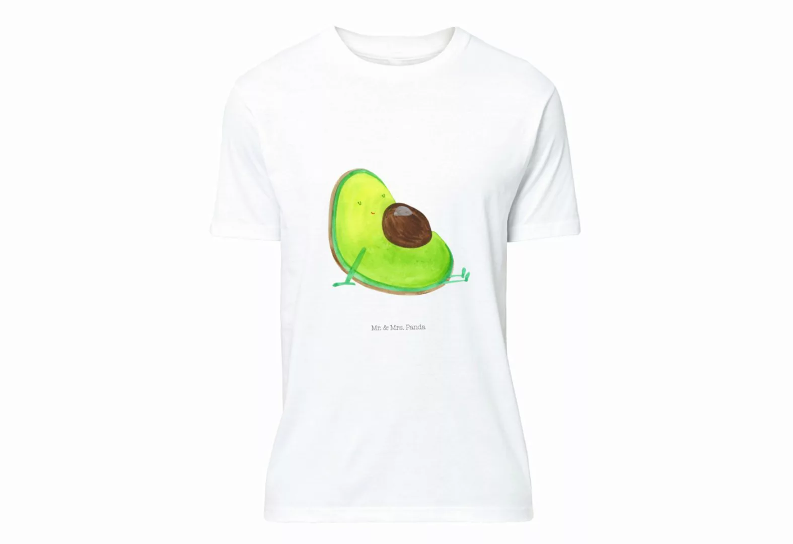 Mr. & Mrs. Panda T-Shirt Avocado schwanger - Weiß - Geschenk, Veggie, T-Shi günstig online kaufen