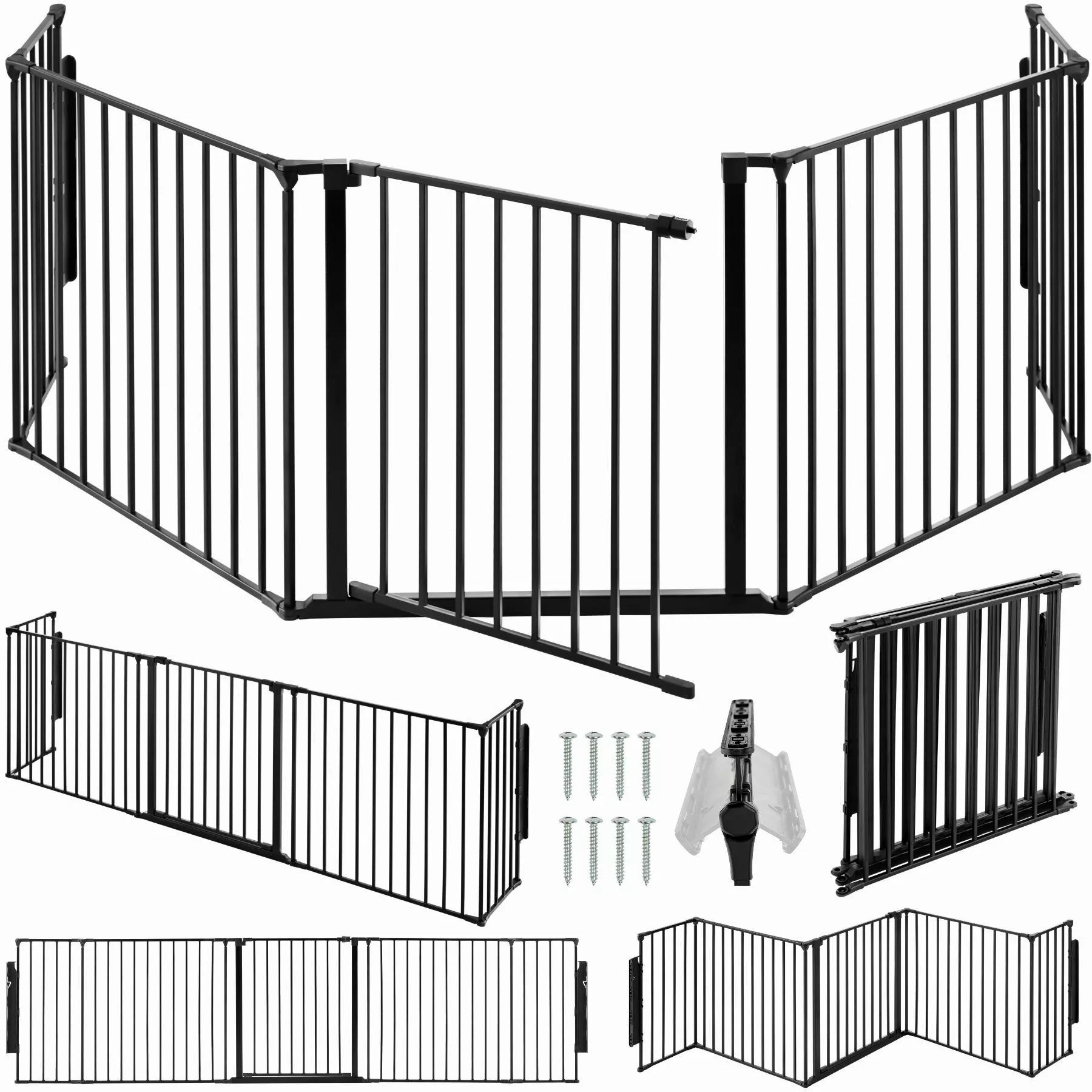 tectake Kamingitter Kaminschutzgitter (1-tlg), aus Stahl günstig online kaufen