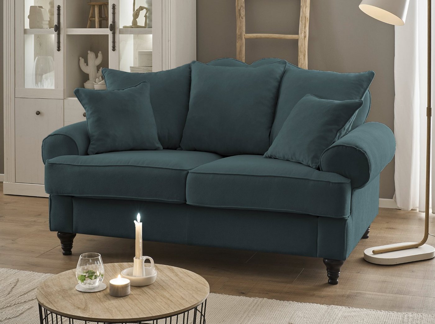 Furn.Design Sofa Adelina, Polsterung mit Wellenunterfederung und Federkern, günstig online kaufen