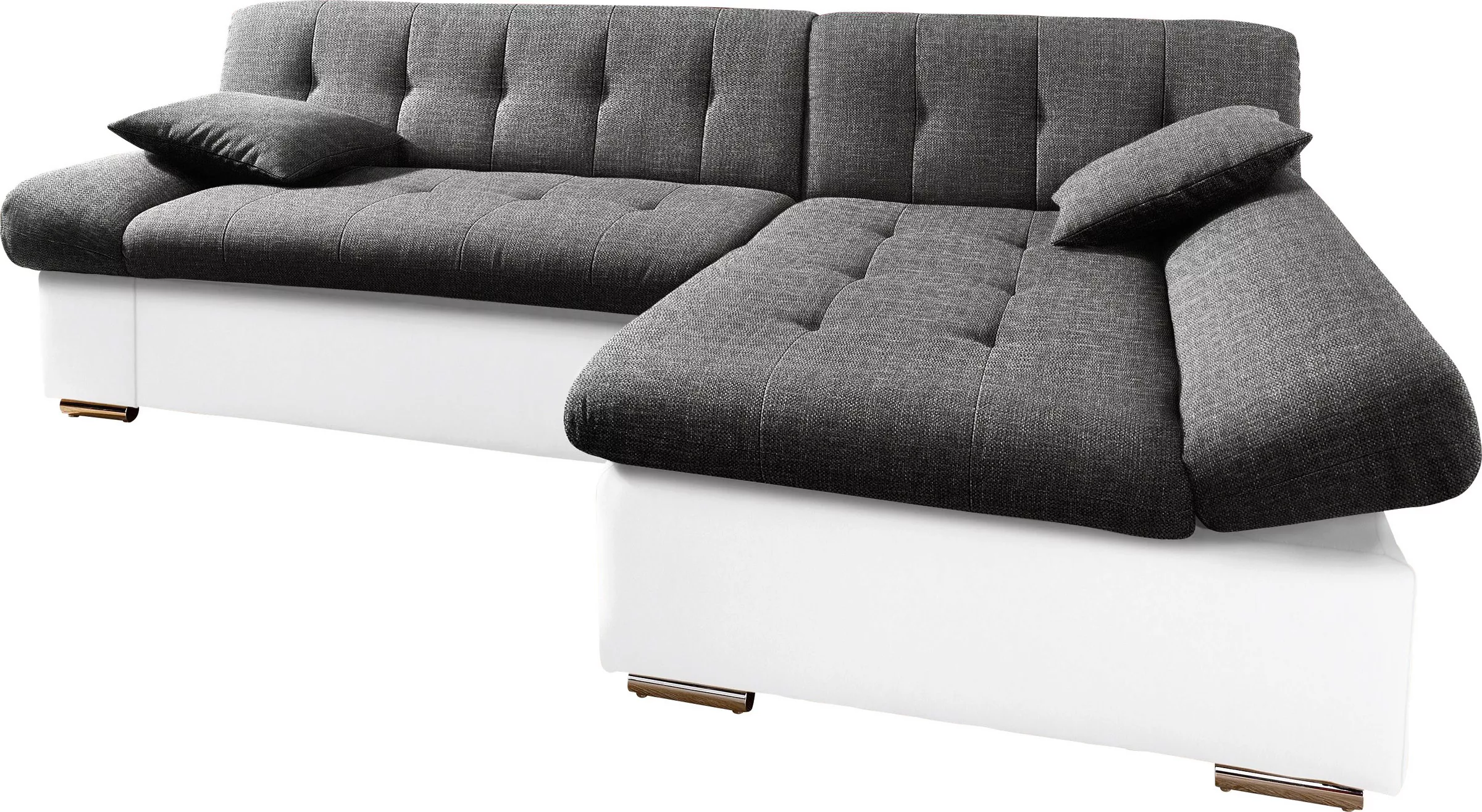 TRENDMANUFAKTUR Ecksofa »Reggae, modern und bequem, aktueller Materialmix, günstig online kaufen