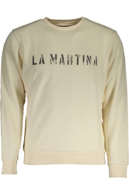 La Martina Sweatshirt Weißes Sweatshirt Herren - Langarm, Rundhals günstig online kaufen