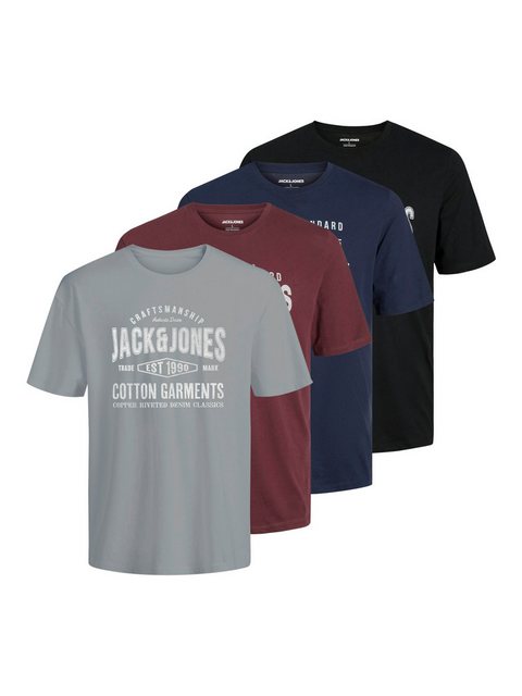 Jack & Jones Rundhalsshirt JJSIMON TEE SS CREW NECK 5PK MP (Packung, 5-tlg) günstig online kaufen