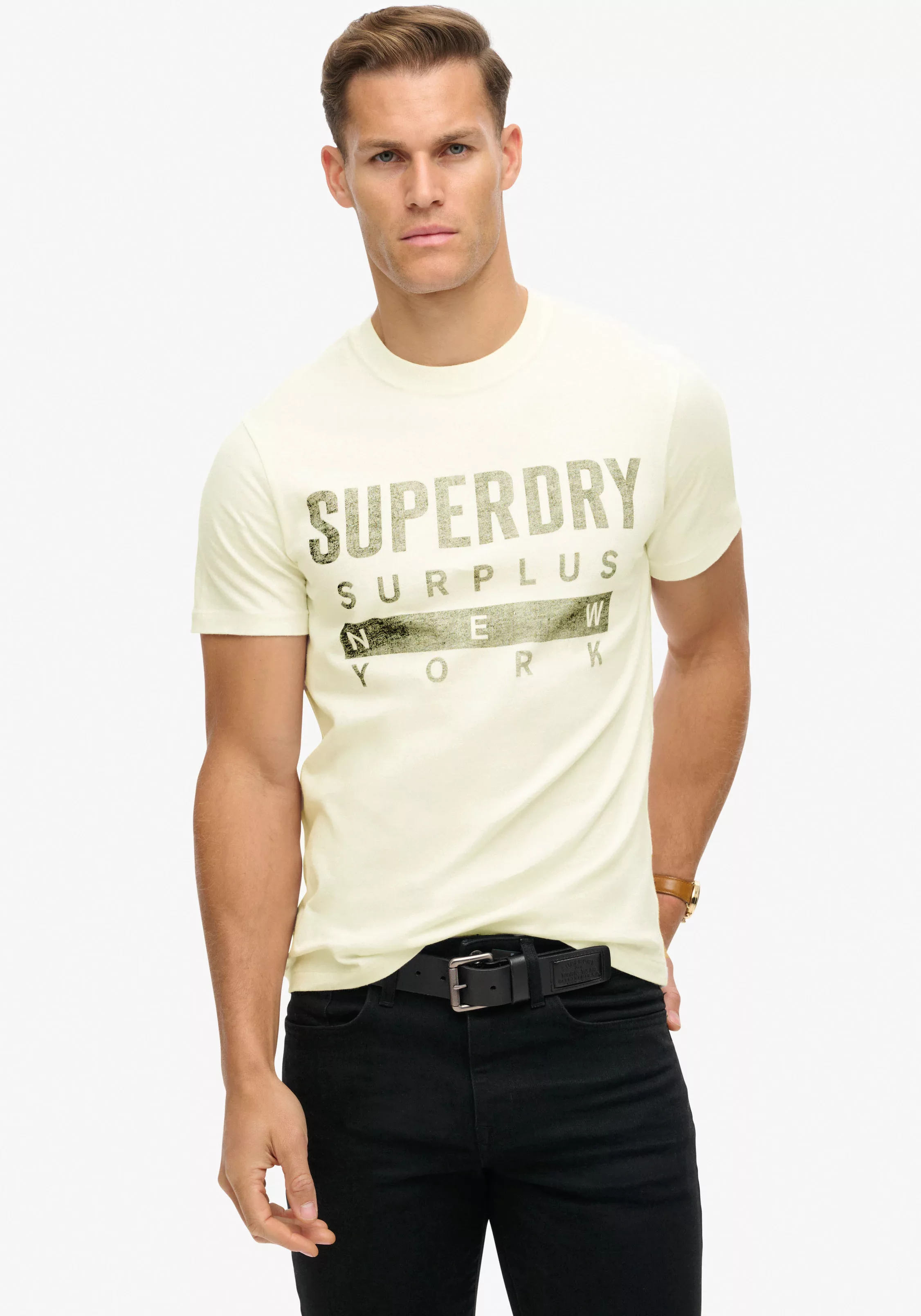 Superdry Rundhalsshirt "SURPLUS GRAPHIC TSHIRT" günstig online kaufen