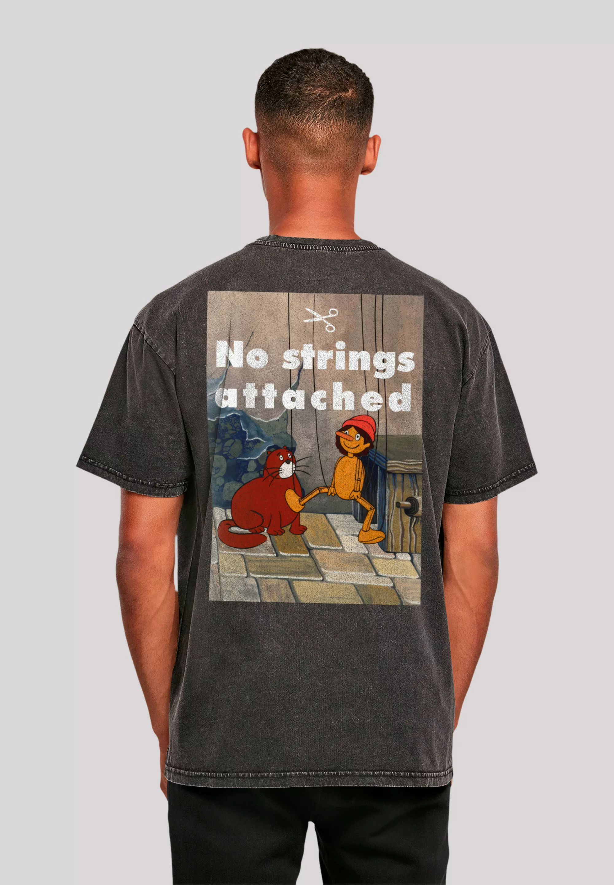 F4NT4STIC T-Shirt "Pinocchio No Strings Attached", Retro, Heroes of Childho günstig online kaufen