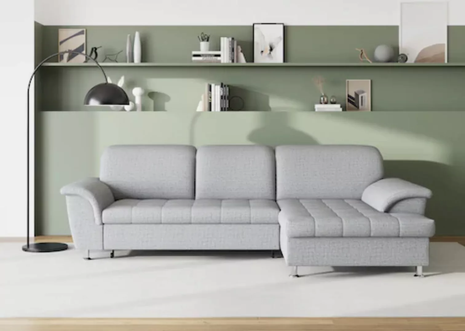 DOMO collection Ecksofa Franzi, wahlweise mit Bettfunktion, Bettkasten und günstig online kaufen