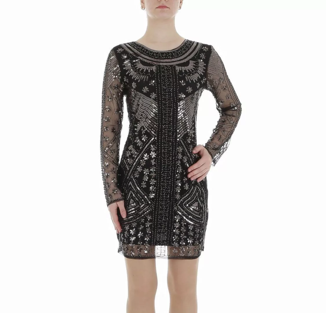 Ital-Design Partykleid Damen Party & Clubwear Pencil (86365300) Pailletten günstig online kaufen