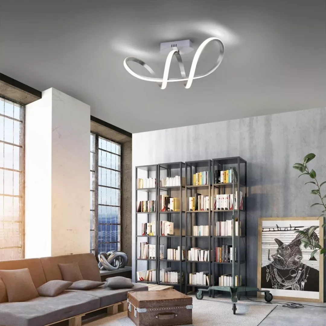 LED-Deckenleuchte Maria, dimmbar, aluminium günstig online kaufen