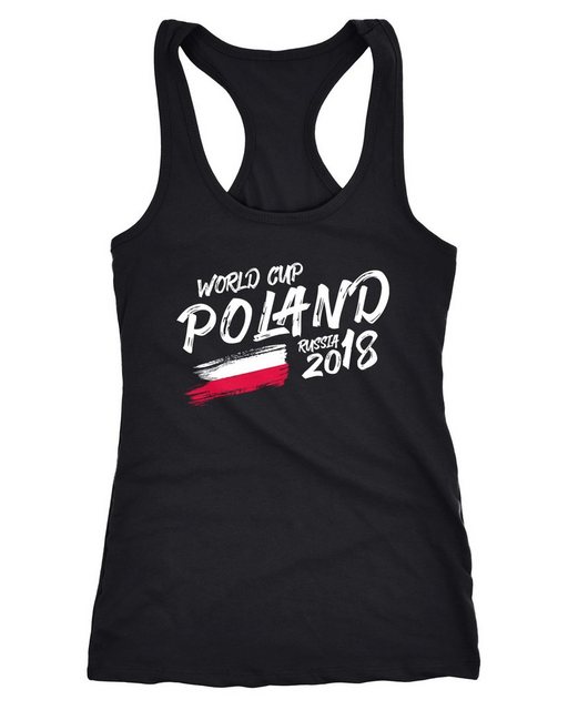MoonWorks Tanktop Damen Tanktop Polen Poland Polska Fußball WM Weltmeisters günstig online kaufen