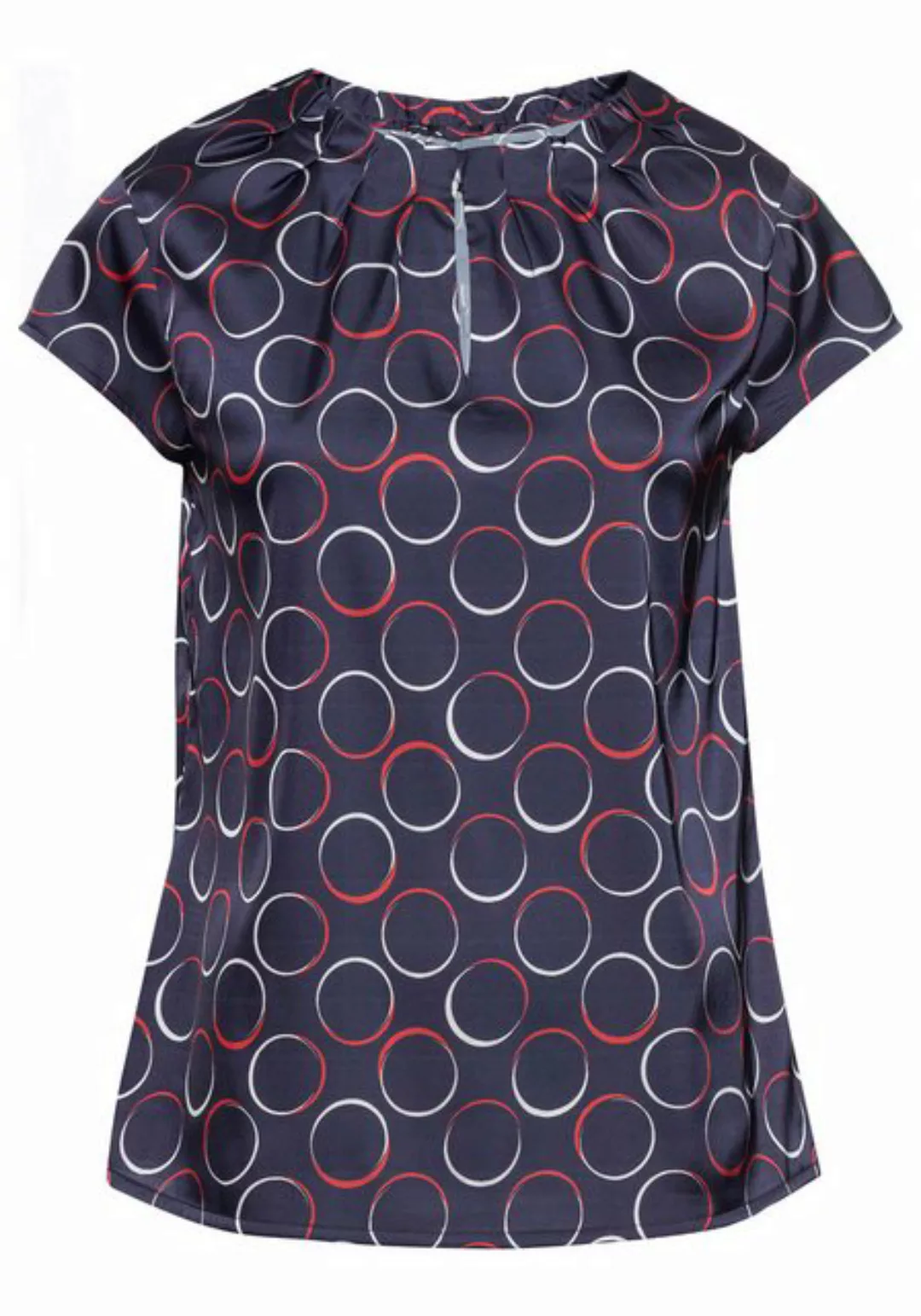 HECHTER PARIS Druckbluse mit Raffung am Hals - NEUE KOLLEKTION günstig online kaufen