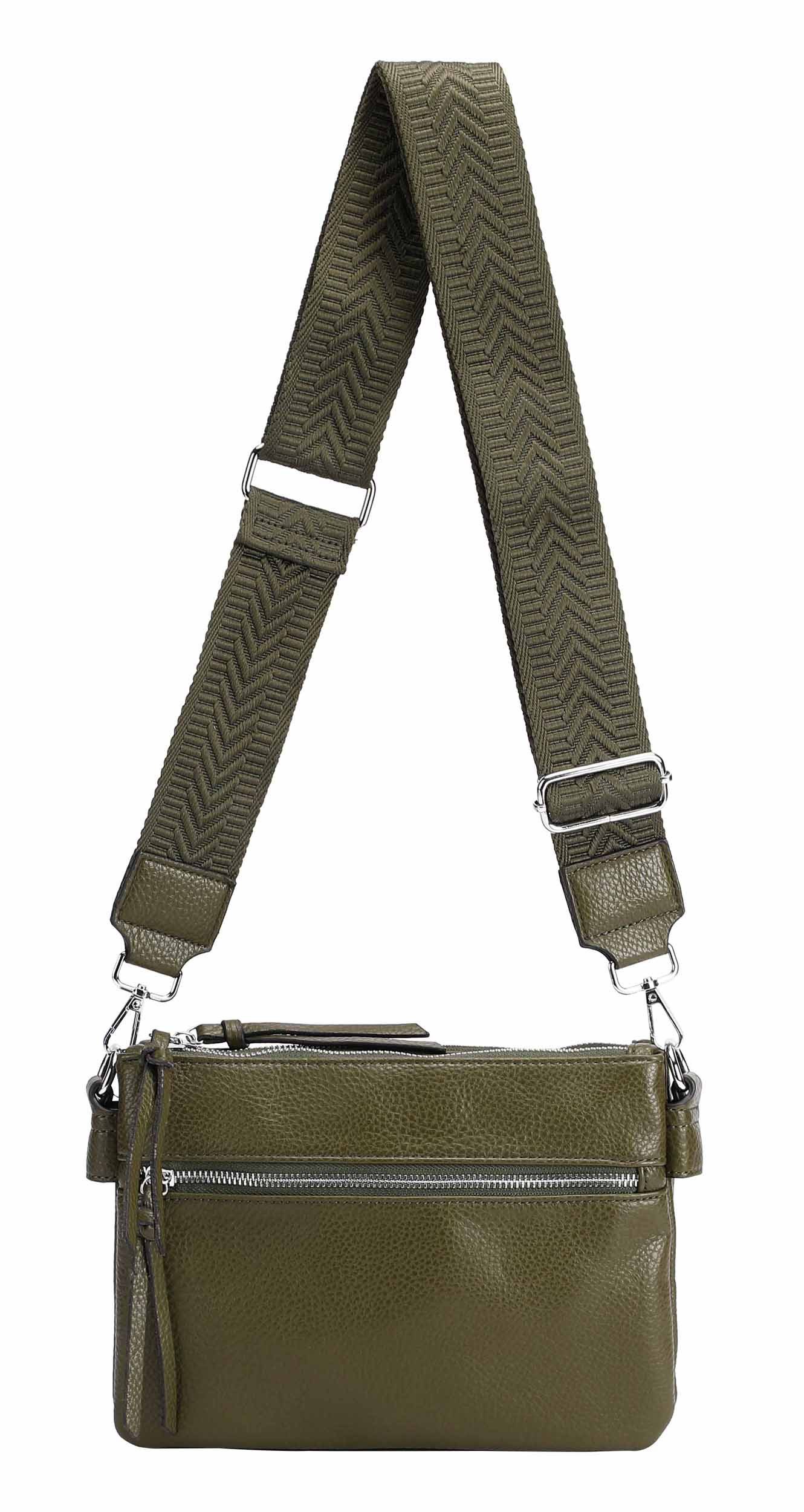 ITALYSHOP24 Schultertasche Damen Bodybag Umhängetasche Messenger günstig online kaufen