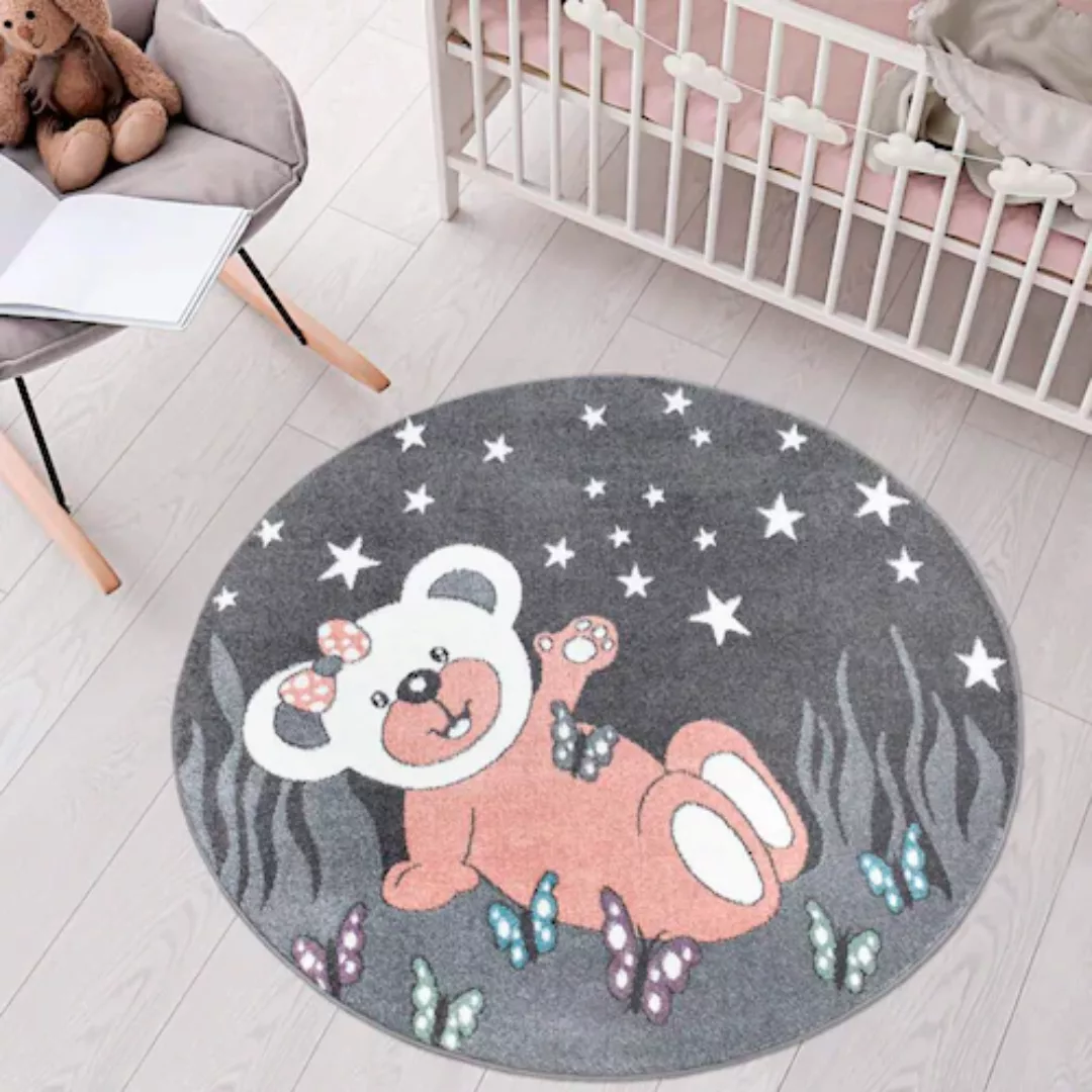 Carpet City Kinderteppich »ANIME916«, rund, Kinderzimmer Teppich Modern mit günstig online kaufen