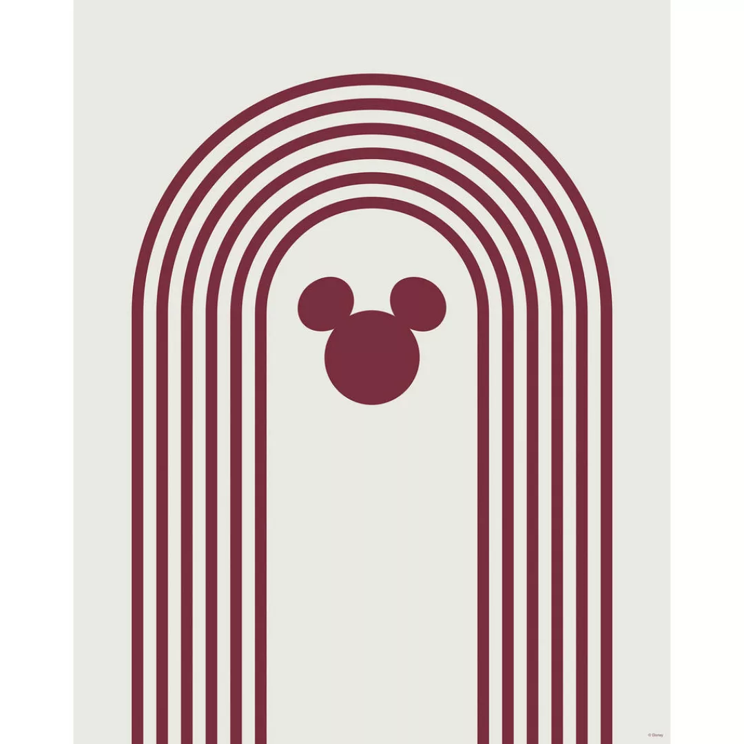 Komar Wandbild Minimal Mickey Disney B/L: ca. 40x50 cm günstig online kaufen