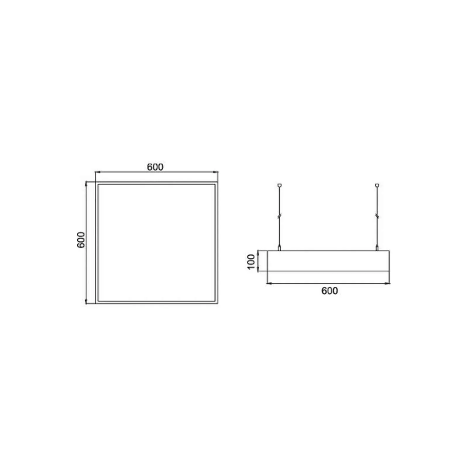 BRUMBERG LED-Hängeleuchte Biro Square on/off, silber, 4.000K günstig online kaufen