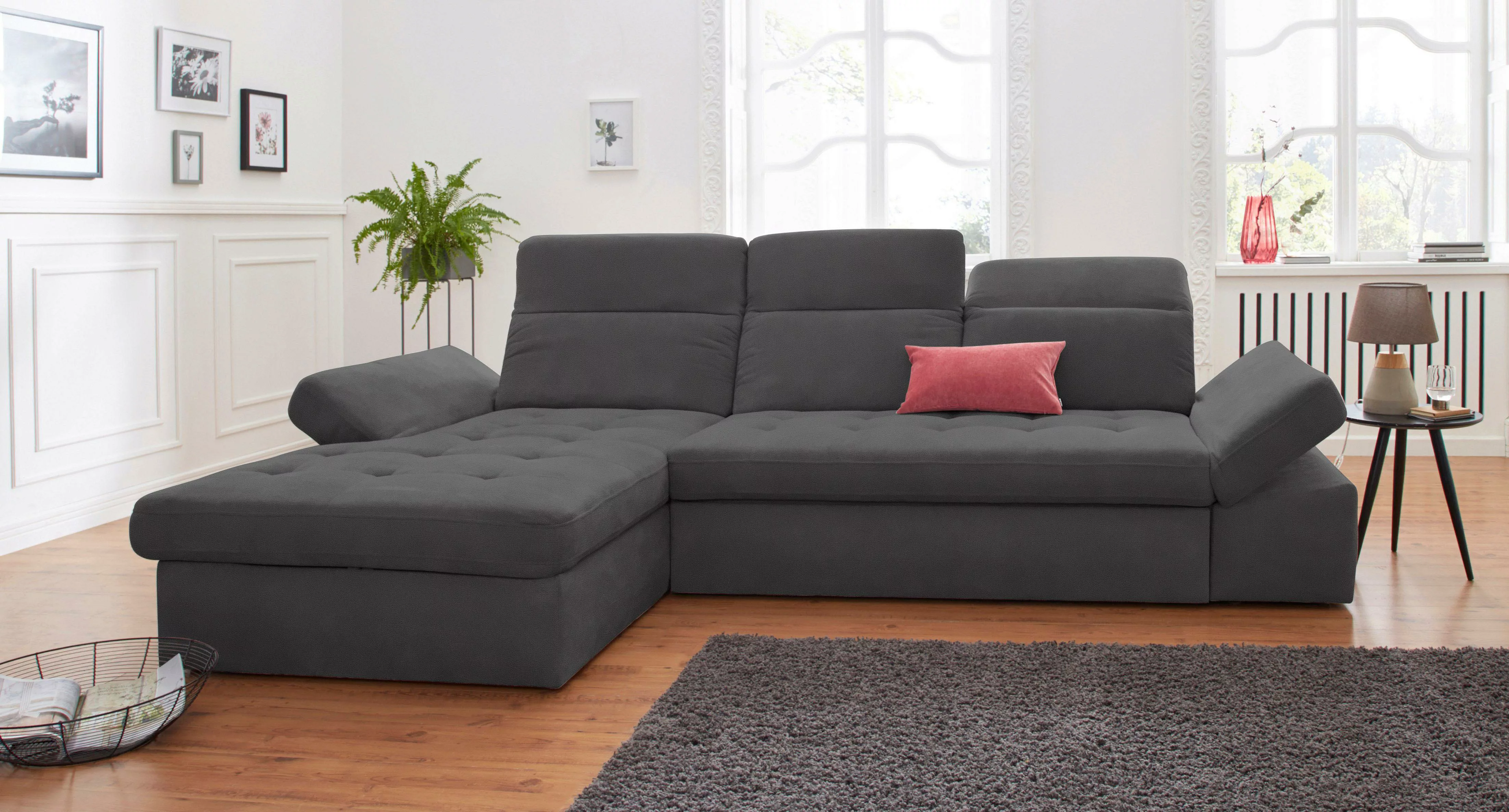 sit&more Ecksofa Stardust, wahlweise mit Bettfunktion und Bettkasten günstig online kaufen