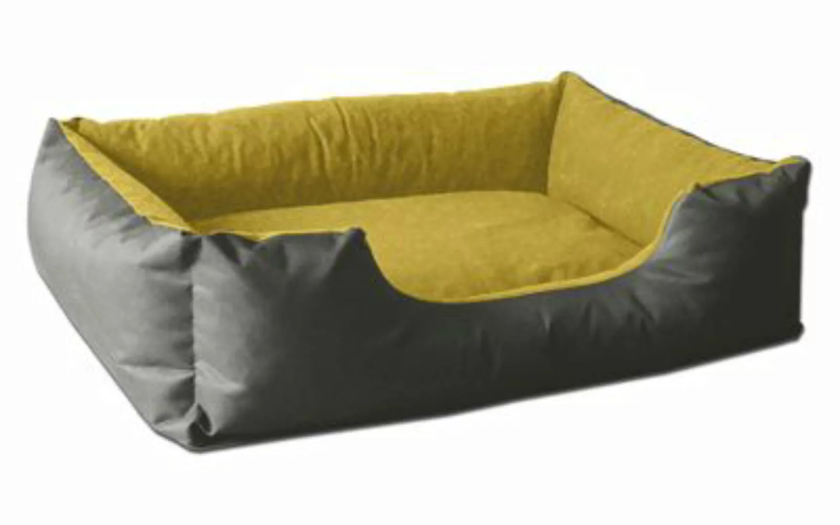 BedDog Hundebett LUPI mit Rand, Bezug abnehmbar M grau günstig online kaufen