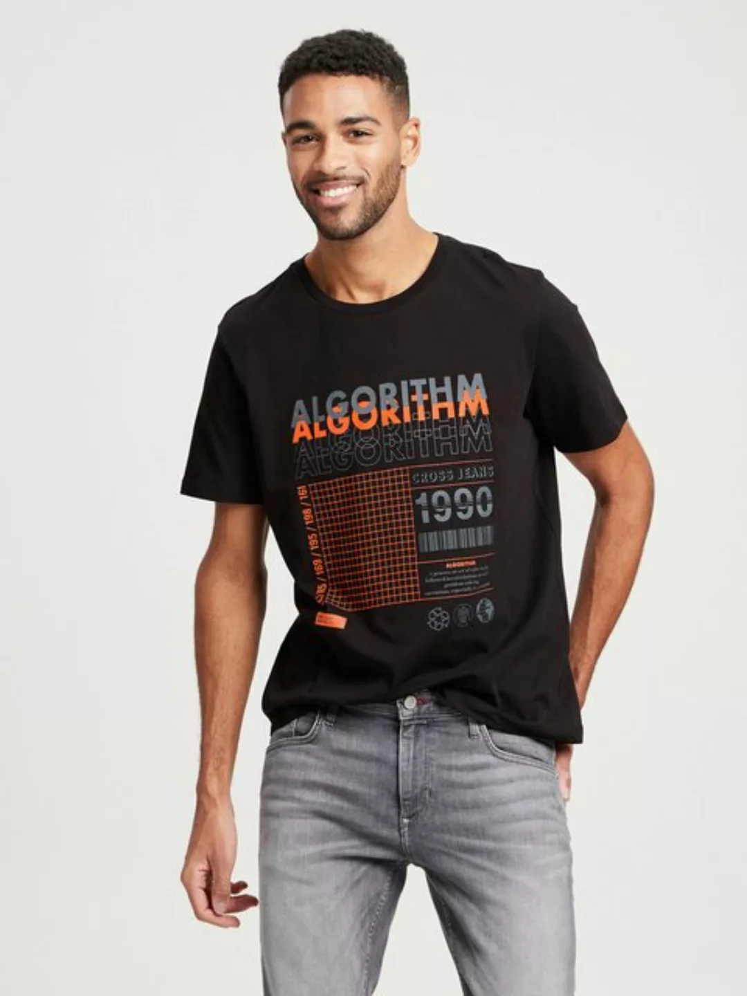 CROSS JEANS® Rundhalsshirt 15900 günstig online kaufen