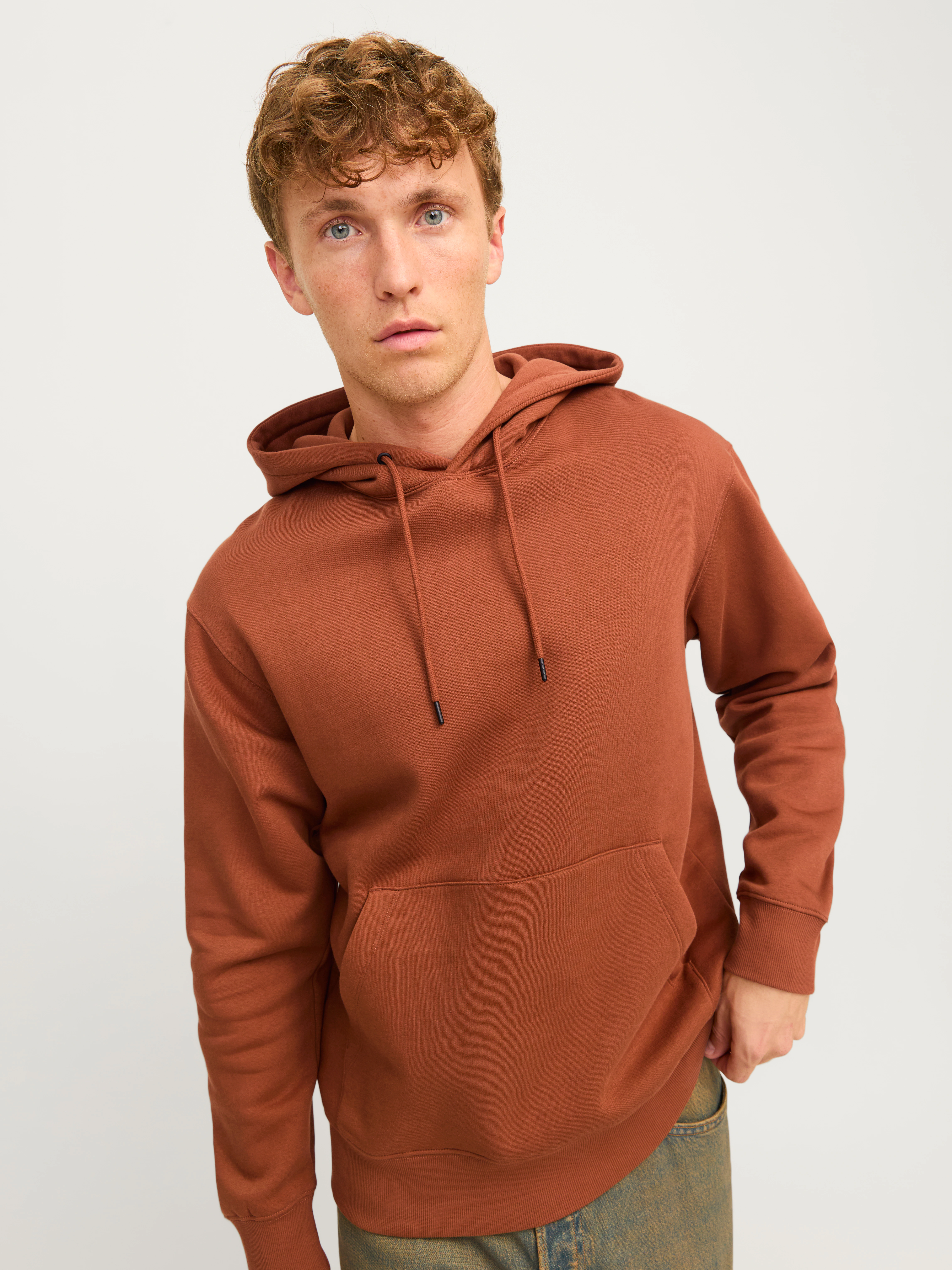 Jack & Jones Kapuzensweatshirt "JJESTAR BASIC SWEAT HOOD NOOS", mit Rippbün günstig online kaufen