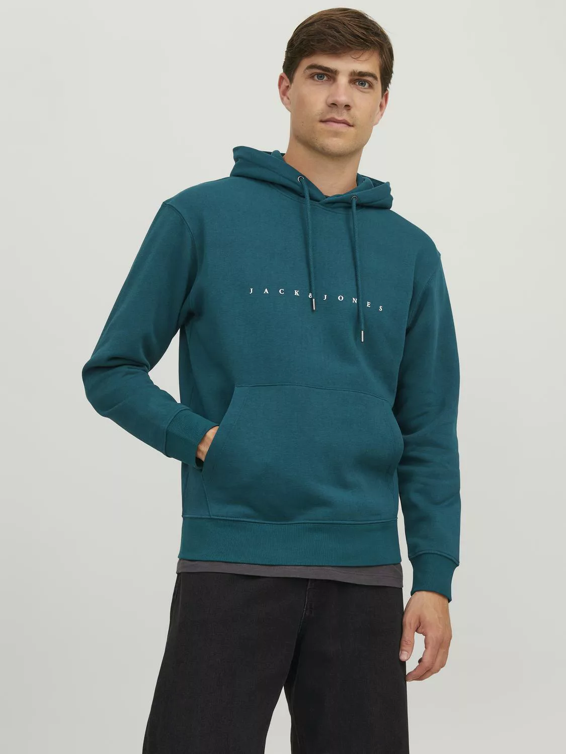 Jack & Jones Kapuzensweatshirt "JJESTAR JJ SWEAT HOOD NOOS", mit Logo Print günstig online kaufen