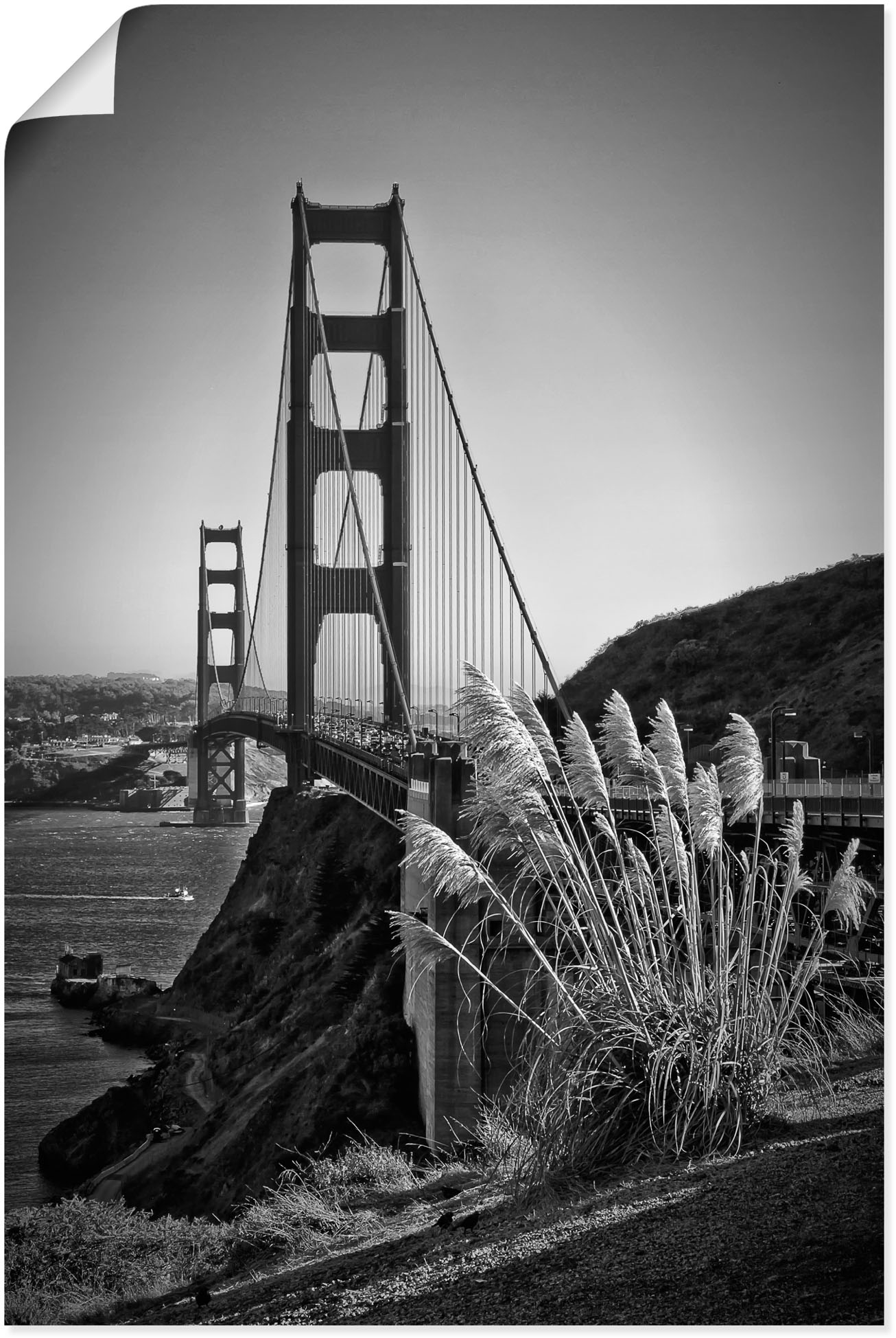 Artland Wandbild »San Francisco Golden Gate Bridge«, Amerika, (1 St.), als günstig online kaufen